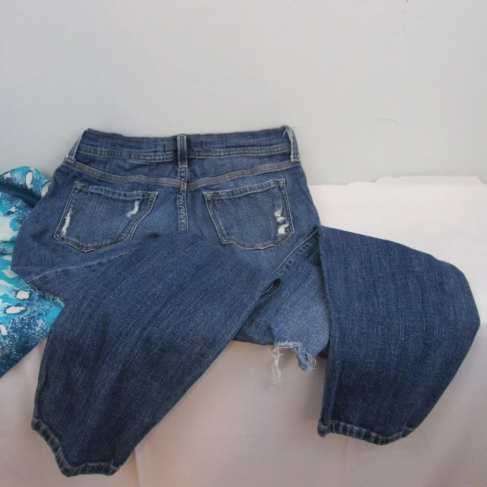 eunina Distressed Sasha Low Rise Relaxed Skinny Jeans - Picture 2 of 8